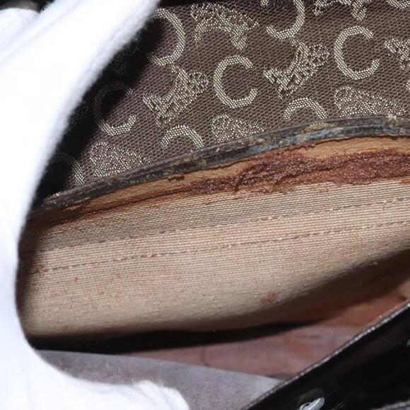 CELINE C Sulky Hand Bag Canvas Brown - Picture 12 of 16